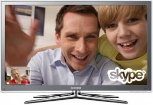 HD телевизоры Samsung серий LED 7000 и 8000 - с поддержкой Skype 